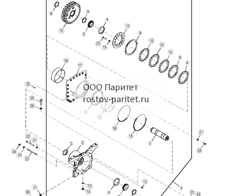 Главная передача и спаренный шарнир ( - 676587) - ST862663 12.jpg